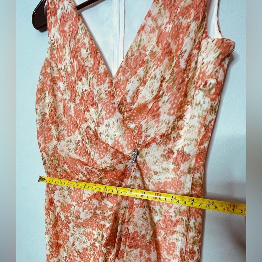Lauren Ralph Lauren Floral Ruffle-Trim Georgette Gown - Picture 14 of 14
